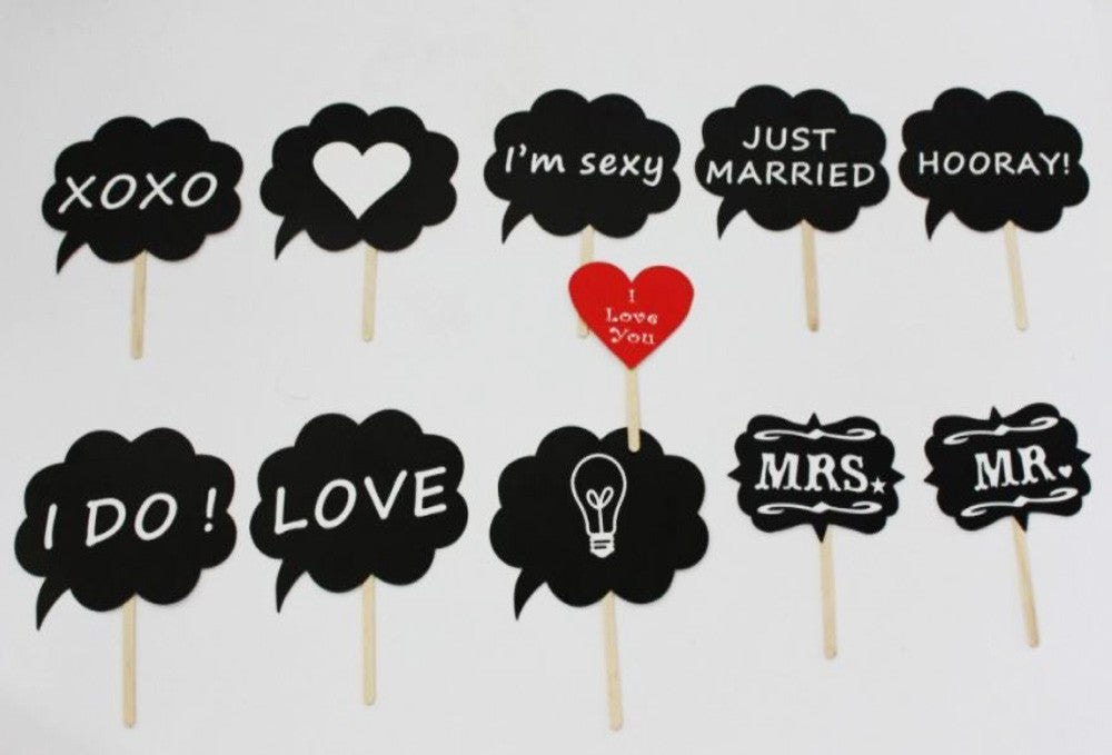 Wedding Photo Booth Props