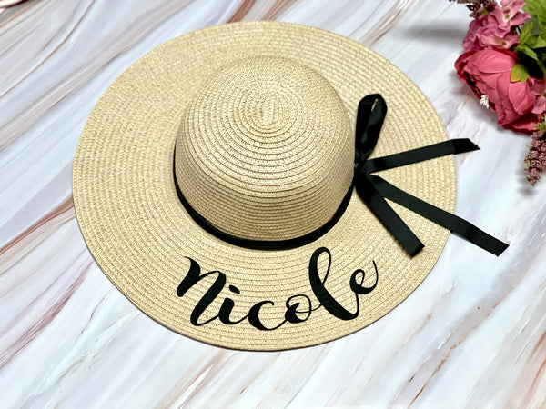 Boho Vacation Honeymoon Floppy Wide Brim Summer Sun Hats