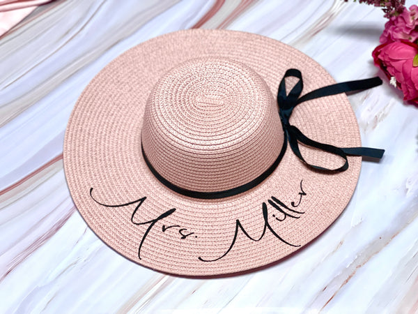 Boho Vacation Honeymoon Floppy Wide Brim Summer Sun Hats