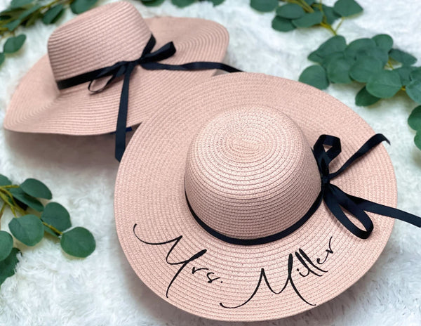 Boho Vacation Honeymoon Floppy Wide Brim Summer Sun Hats