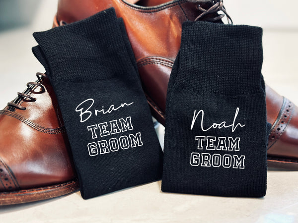 Groomsmen Socks Personalize Wedding Socks