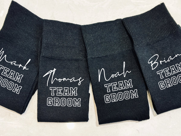 Groomsmen Socks Personalize Wedding Socks