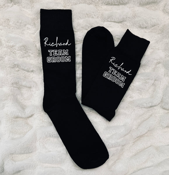 Groomsmen Socks Personalize Wedding Socks