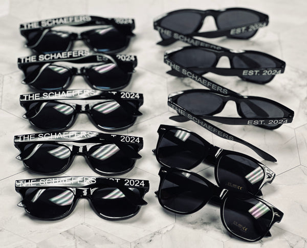 Groomsmen Proposal Sunglasses Personalize Names