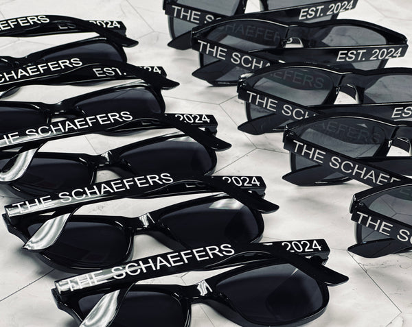 Groomsmen Proposal Sunglasses Personalize Names