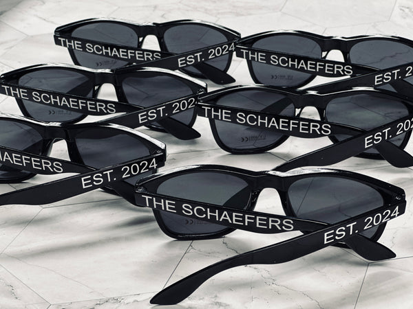 Groomsmen Proposal Sunglasses Personalize Names