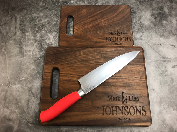 Personalize Engrave Wood Cutting Board