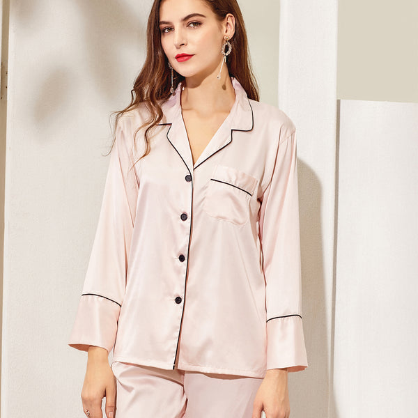 Women Pajama Long Sets Blush