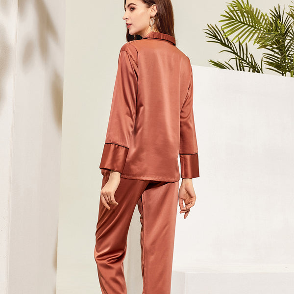 Women Pajama Long Sets Maple