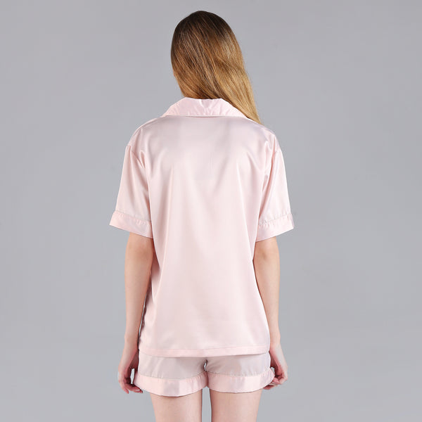 Women Pajama Short Sets Blush