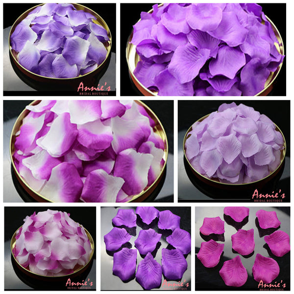 Artificial Flower Rose Petals Blue