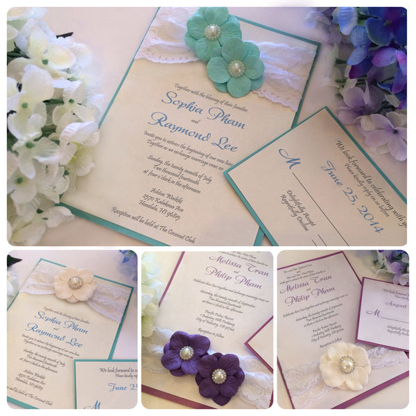 Custom Wedding Invitations Blossom