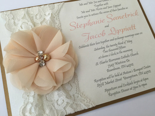 Custom Wedding Invitations It's A Girl