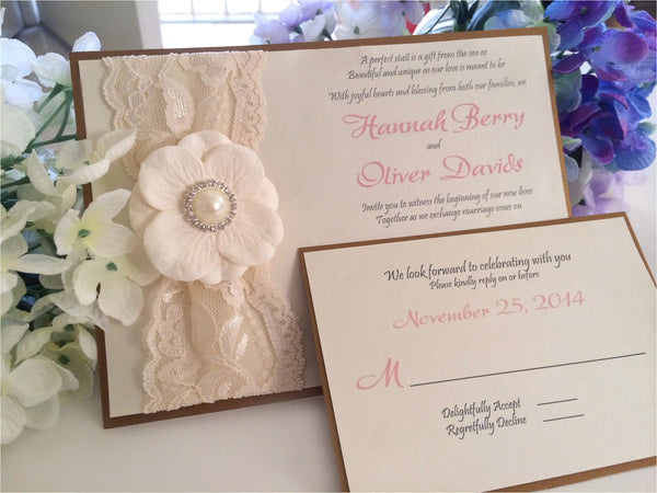 Custom Wedding Invitations It's A Girl