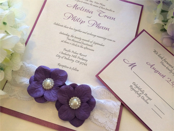 Custom Wedding Invitations It's A Girl