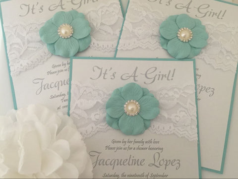 Custom Wedding Invitations It's A Girl