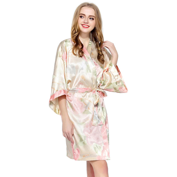 Sets - Bridal Party Blossom Floral Kimono Robe