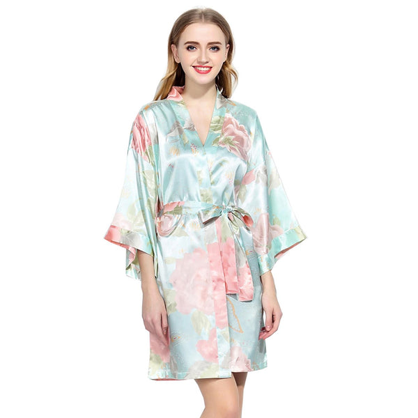 Sets - Bridal Party Blossom Floral Kimono Robe