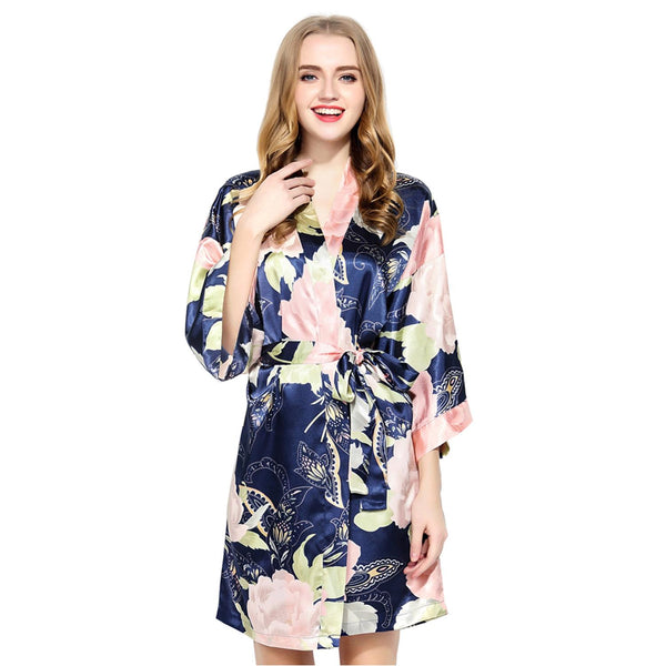 Sets - Bridal Party Blossom Floral Kimono Robe