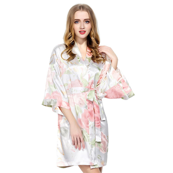 Sets - Bridal Party Blossom Floral Kimono Robe