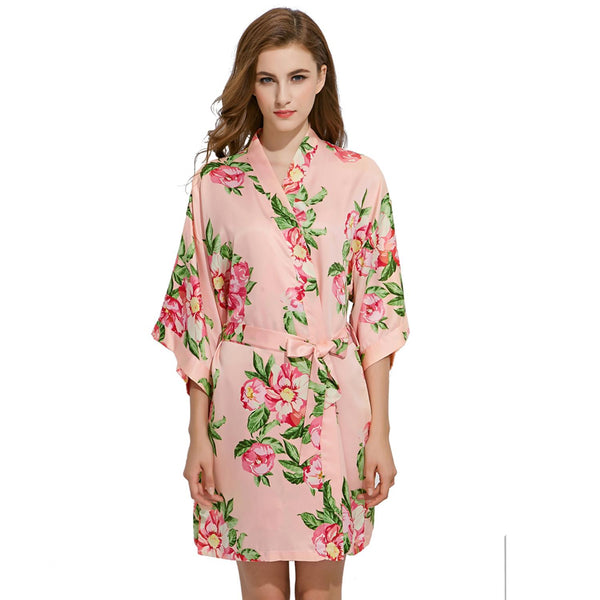 Sets - Bridal Party Summer Floral Kimono Robe