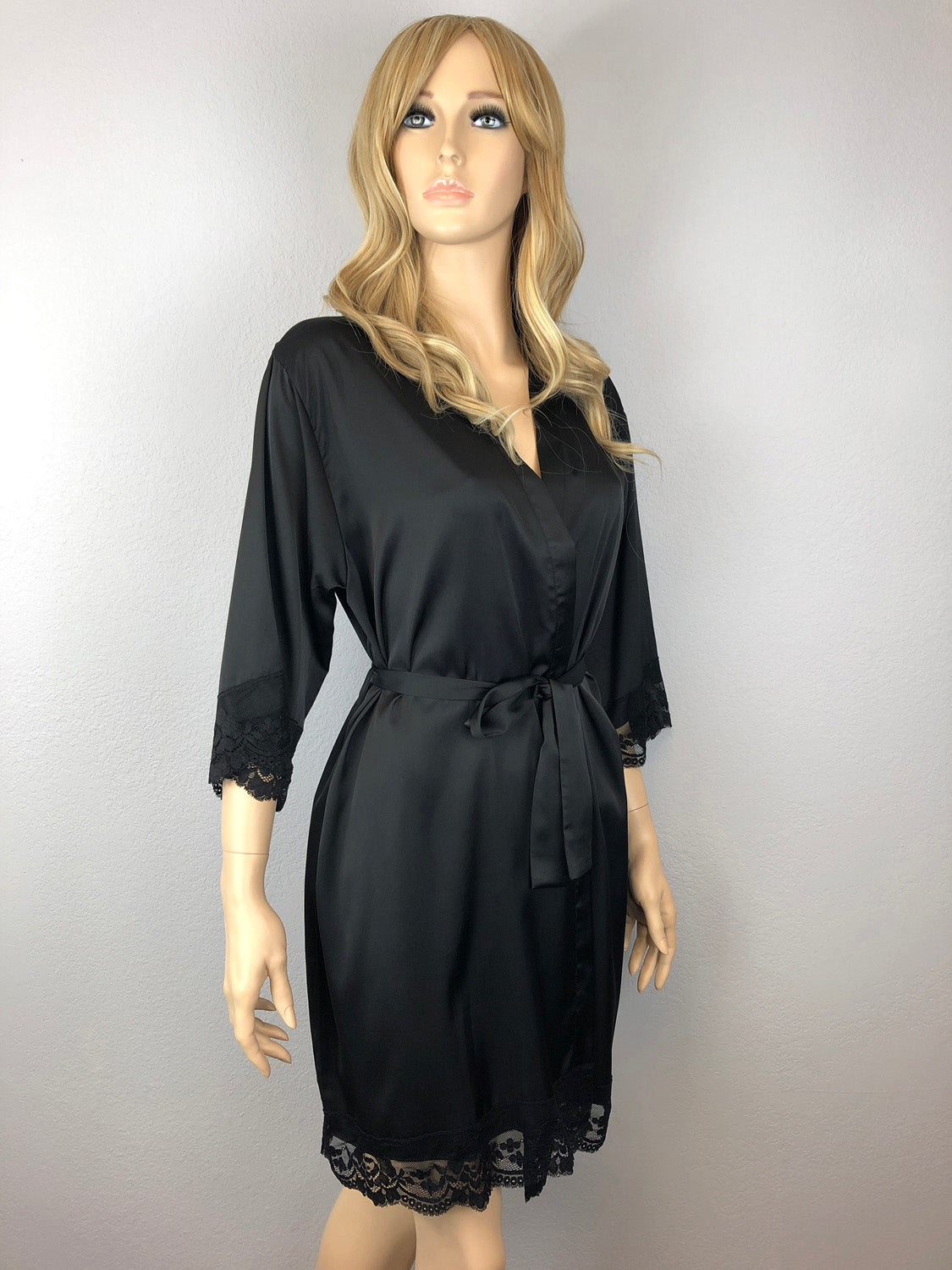 Sets - Bridal Party Premium Matching Lace Kimono Robe