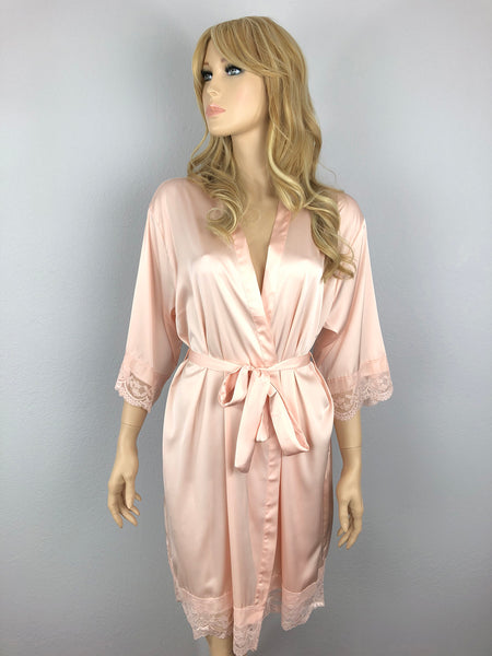 Blush - Premium Matching Lace Bridesmaid Robe