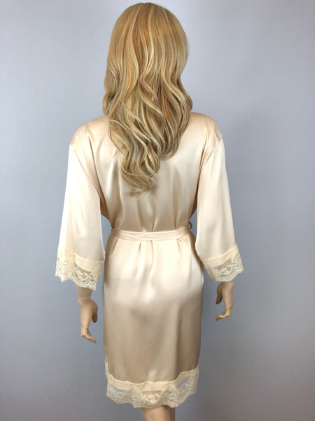 Champagne - Premium Matching Lace Bridesmaid Robe