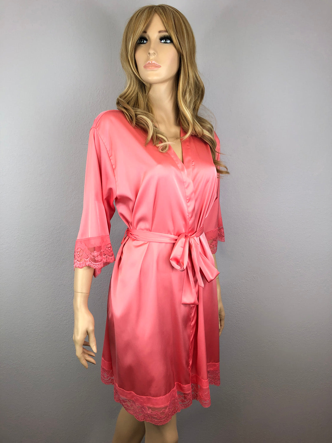 Sets - Bridal Party Premium Matching Lace Kimono Robe