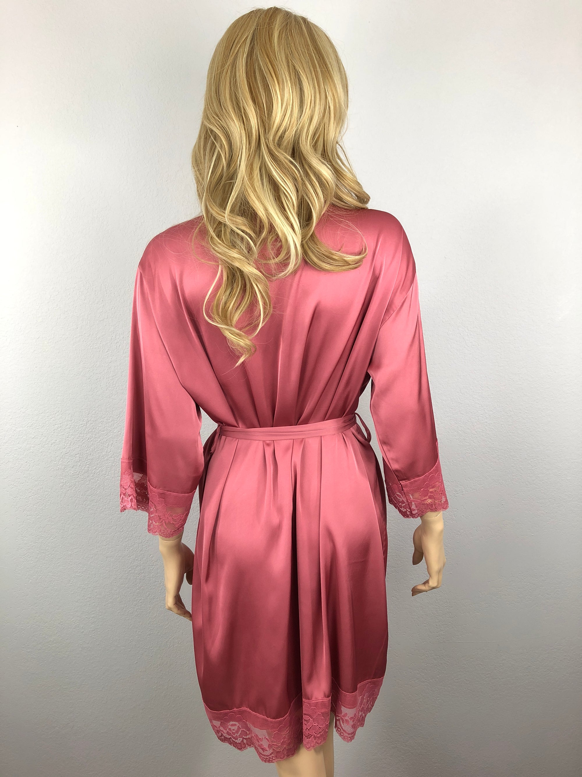 Dusty Rose - Premium Matching Lace Bridesmaid Robe