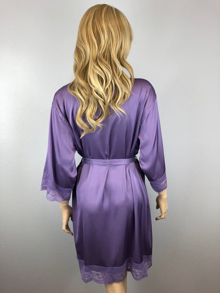 Lavender - Premium Matching Lace Bridesmaid Robe