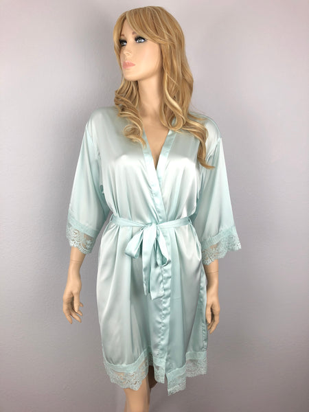 Mint - Premium Matching Lace Bridesmaid Robe