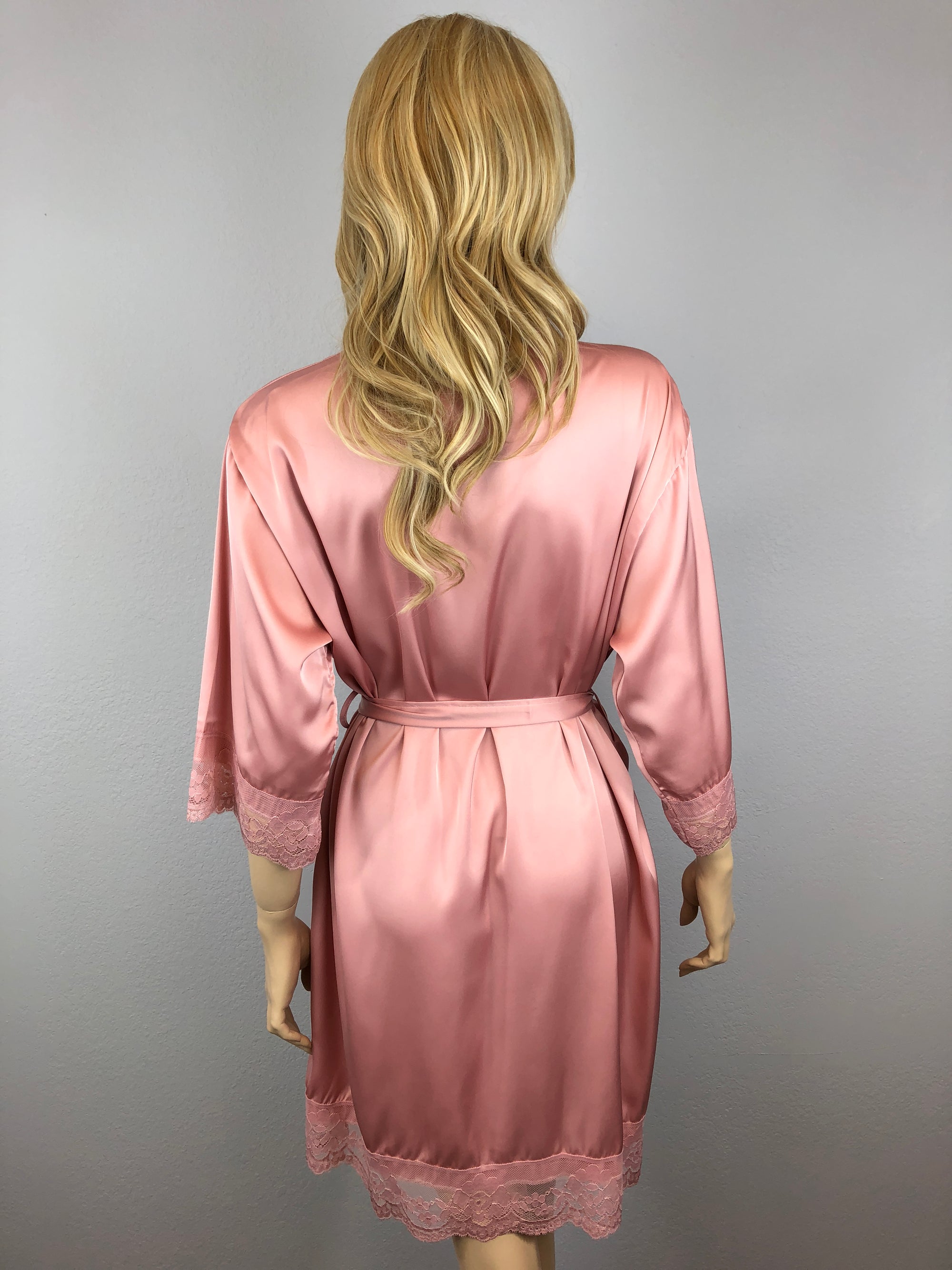 Rose Gold - Premium Matching Lace Bridesmaid Robe
