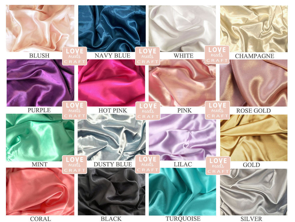 Set of 5 - Bridal Party Bridesmaid Satin Robes